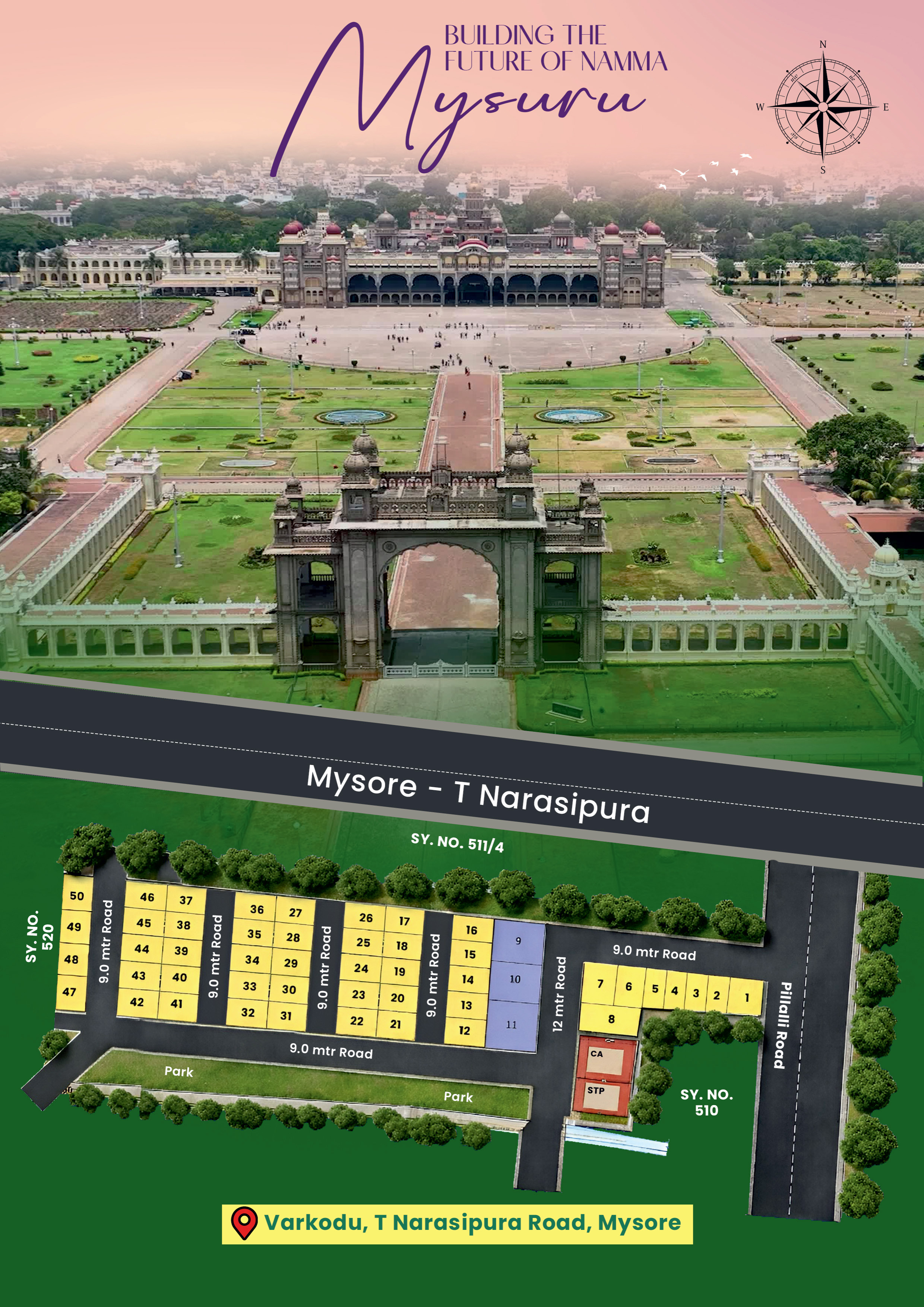 Kalpavruksha Nagara site layout
