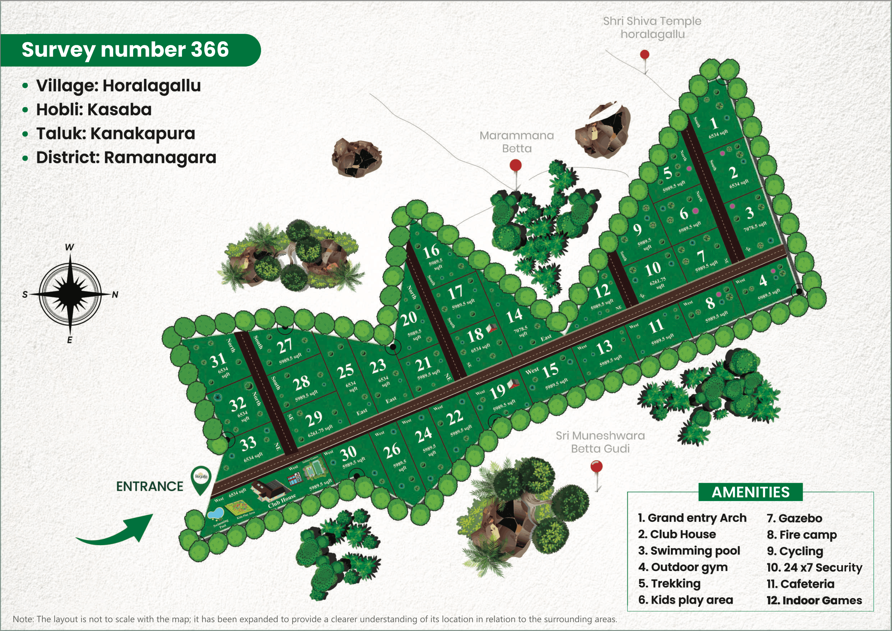 Regalia Farms plot layout