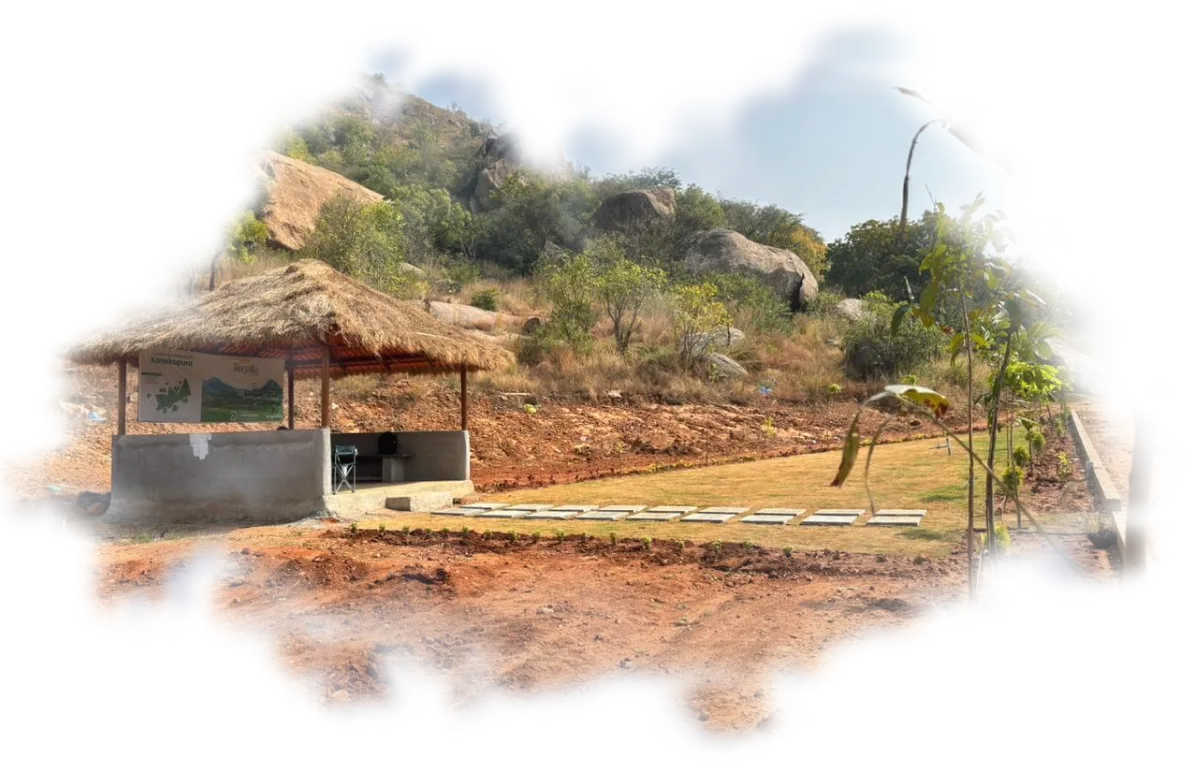 Community hub gazebo at Regalia Farms